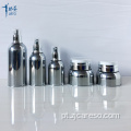 30ml Garrafa Airless prata brilhante 50ml